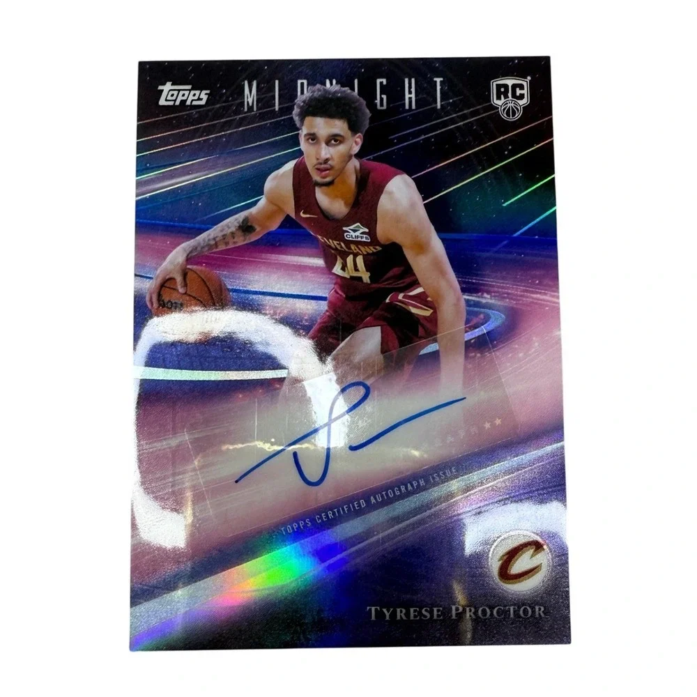 2024-25 Topps Midnight Tyrese Proctor Rookie Horizon Signatures Auto RHS-TP Cavs